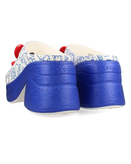 CROCSTM Blue (Wmns) Hello Kitty Siren Clogs