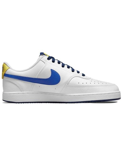 Nike Court Vision Low Hyper Royal Low-top Sneakers White/blue for Men | Lyst