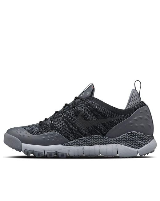 Nike Black Lupinek Flyknit Acg Low 'Wolf' for men