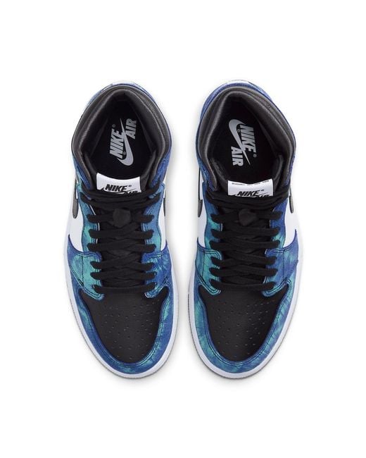 Nike Blue (Wmns) 1 Retro High Og 'Tie-Dye'