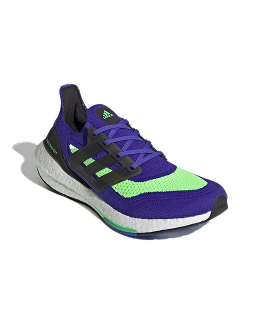 Adidas Blue Ultraboost 21 'Sonic Ink Screaming' for men