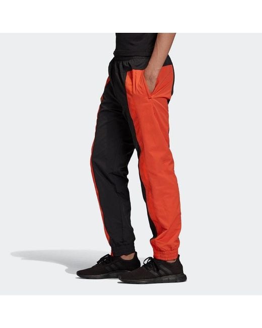 Adidas Red Originals Splicing Casual Bundle Feet Sports Pants for men