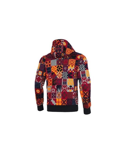 Adidas Red Cny Aop Hood Limited Pattern Sports Bright Fluorescence for men