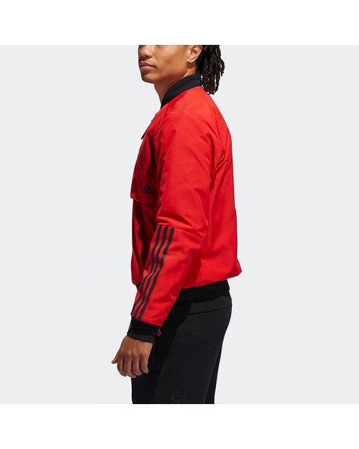 Adidas Red Mic Jkt Bomb Series Pattern Jacket for men
