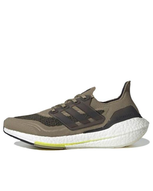 Adidas Brown Ultraboost 21 'Orbit' for men
