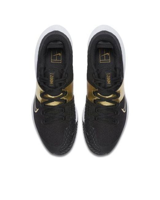 Nike Court Air Zoom Zero Hc 'black Metallic Gold' for men