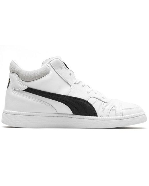 PUMA White Becker Mid for men