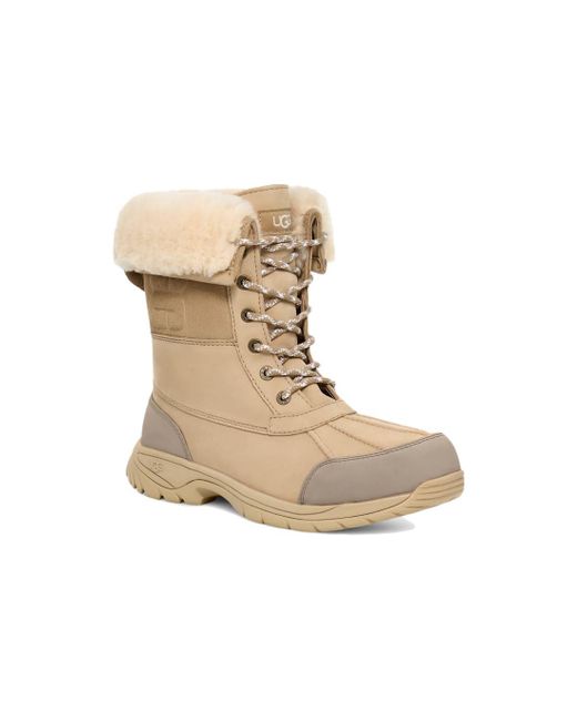 Ugg Natural Butte Logo Boot 'Mustard Seed' for men