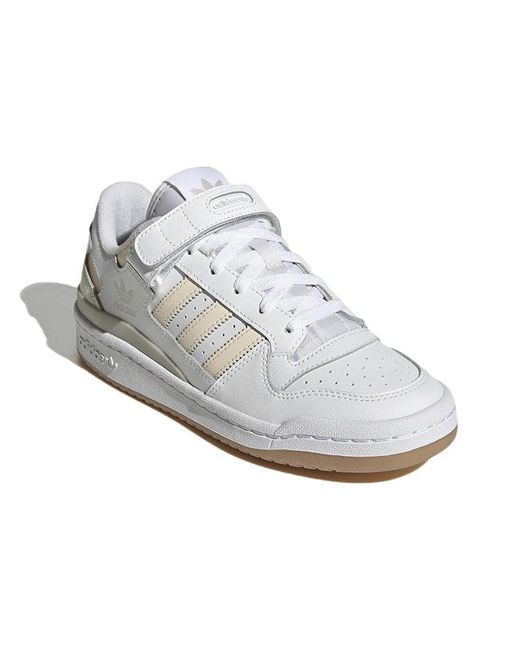 Adidas White (Wmns) Forum Low Ecru Tint Gum'