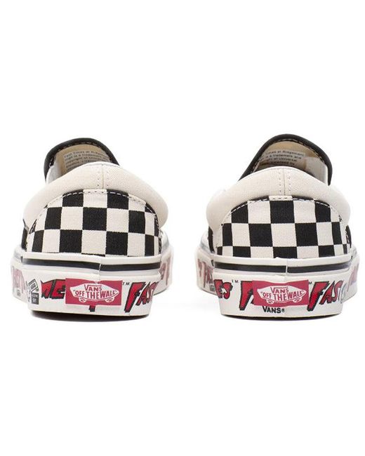 Vans White Fast Times X Classic Slip-On 98 Dx 'Anaheim Factory' for men