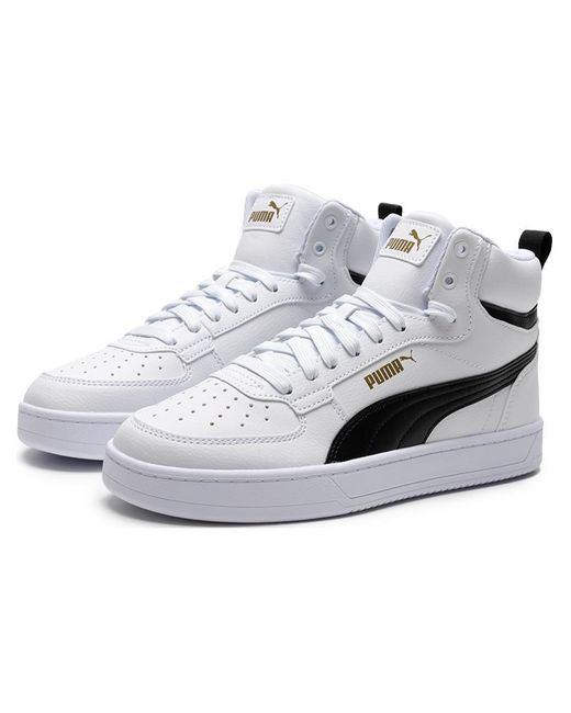 PUMA White Caven 2.0 Mid for men