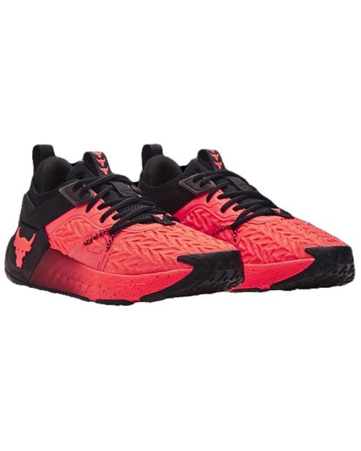 Under Armour Red Project Rock 6 'Phoenix Fire' for men