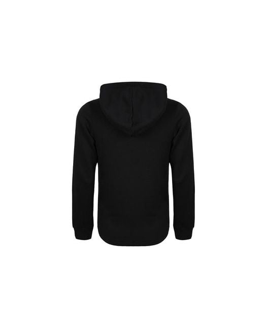 Adidas Black Printing Sports Fleece Lined Hooded Knit Jacket for men