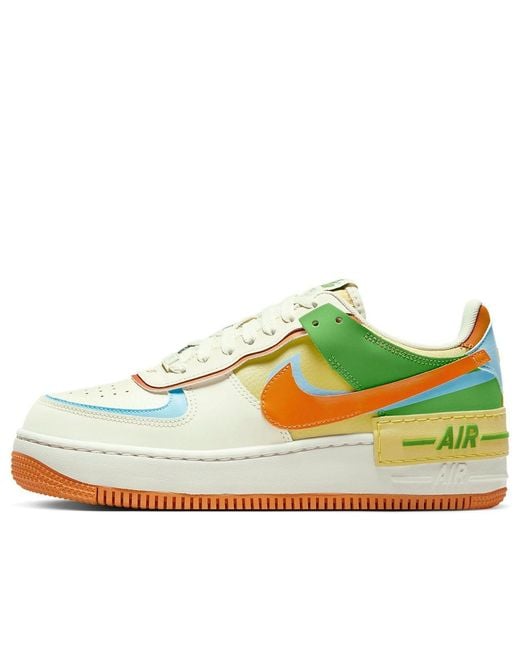 Nike White (Wmns) Air Force 1 Shadow 'Multi Color'