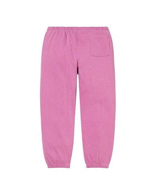 Supreme Pink X The North Face Pigment Printed Sweatpants for men