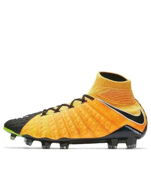 Nike Yellow Hypervenom Phantom 3 Df Fg 'Laser' for men