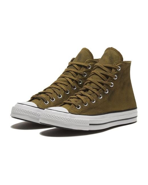 Converse Brown Chuck 70 High 'Distressed Dark Moss' for men