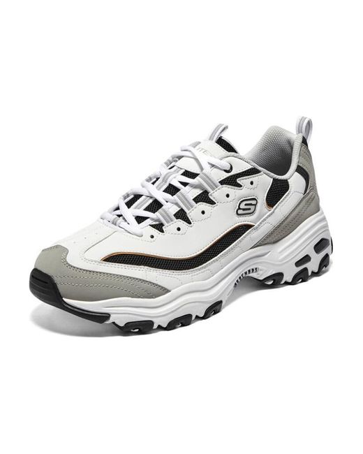 Skechers White Dlites 1.0 for men