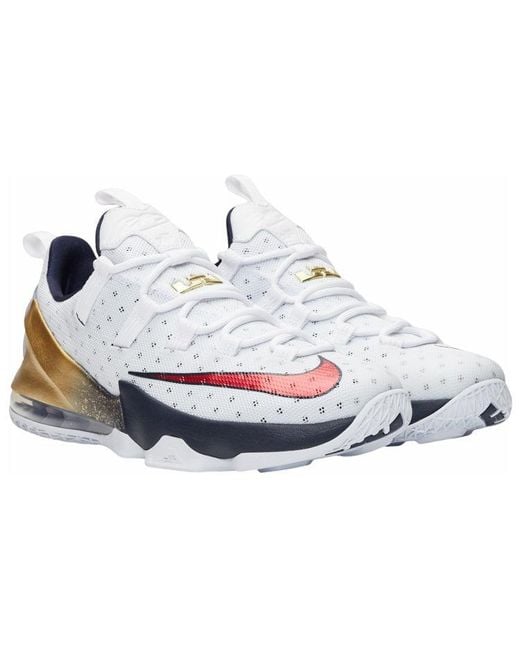Nike Blue Lebron 13 Low 'Olympics' for men