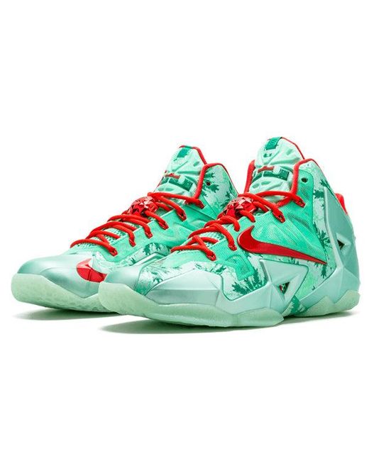 Nike Green Lebron 11 'Christmas' for men