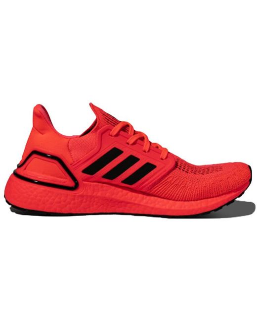 adidas Ultra Boost 20 Red/black for Men | Lyst