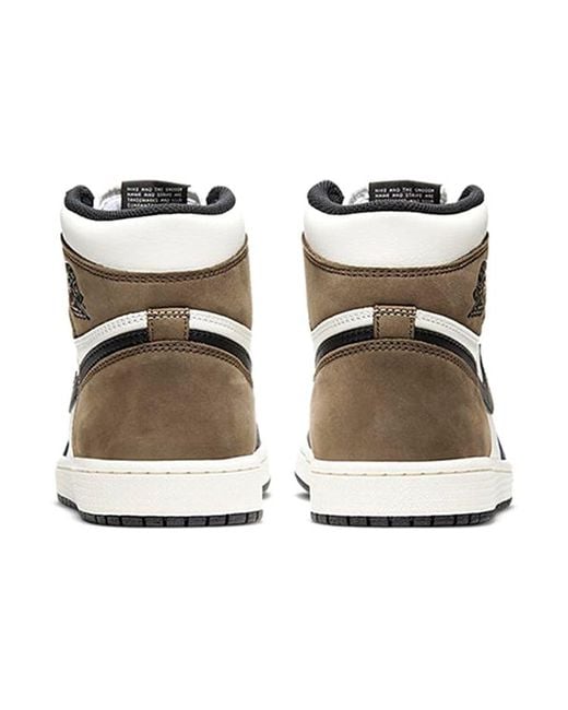 Nike Black 1 Retro High Og 'Dark Mocha' for men