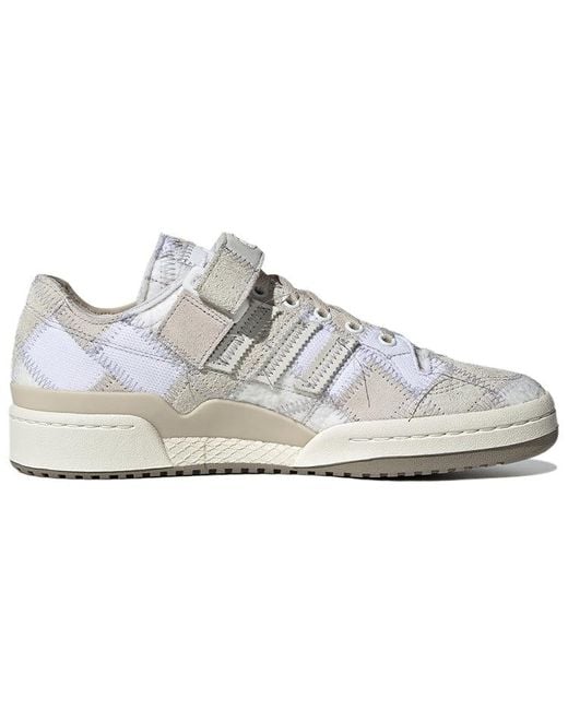 Adidas White X Atmos Forum Low 'Patchwork' for men