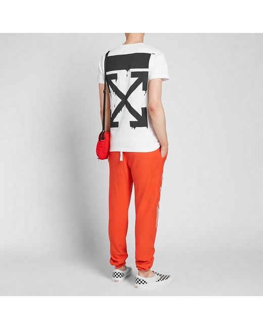 Off-White c/o Virgil Abloh White X The Simpsons/ The Simpsons Crossover Printing Short Sleeve Ordinary Version T-Shirt for men