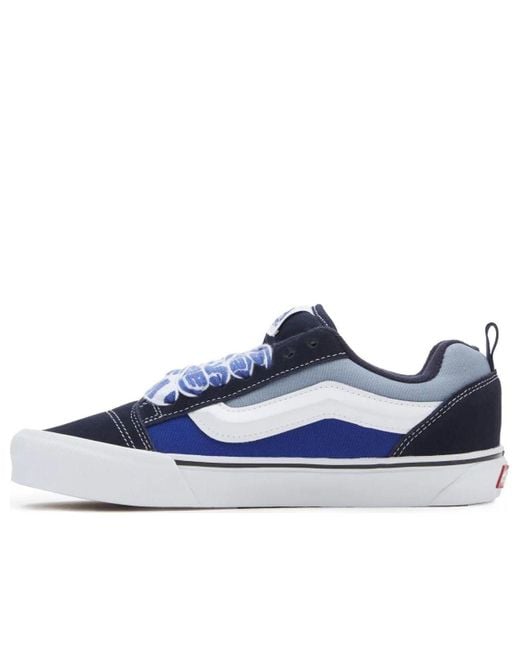 Vans Blue Knu Skool Shoes for men
