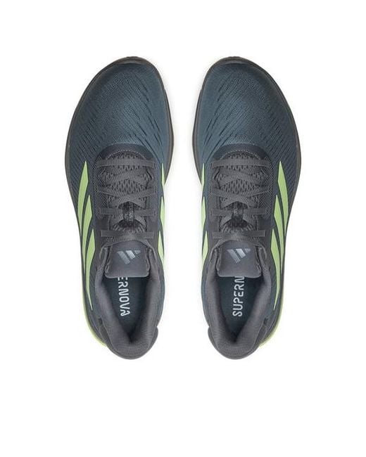 Adidas Blue Supernova Ease Pulse Lime' for men