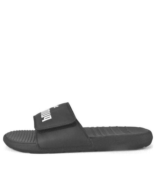 PUMA Black Cool Cat Sports Slippers for men