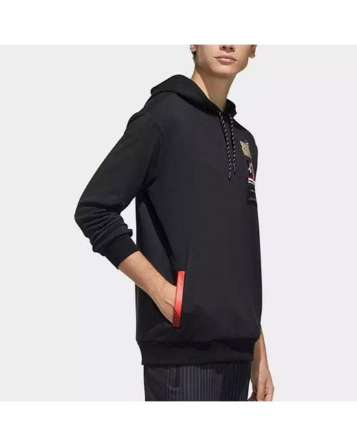 Adidas Blue Neo Printing Sports Pullover for men
