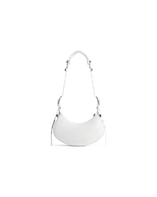 Balenciaga White (Wmns) Le Cagole Xs Shoulder Bag Diy Metal