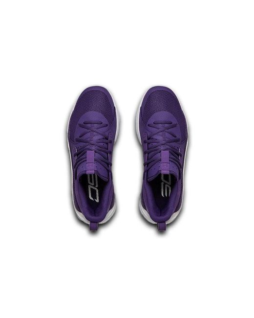 Under Armour Purple Curry 7 Team for men