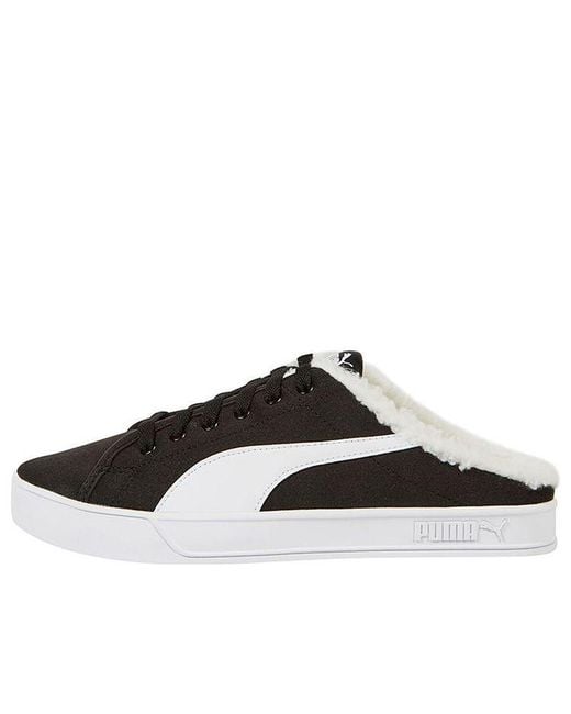 PUMA Black Bari Mule Sherpa Casual Sneakers for men