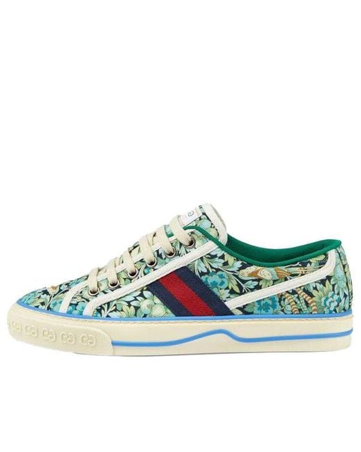 Gucci Blue (Wmns) Liberty Of London X Tennis 1977 'Floral