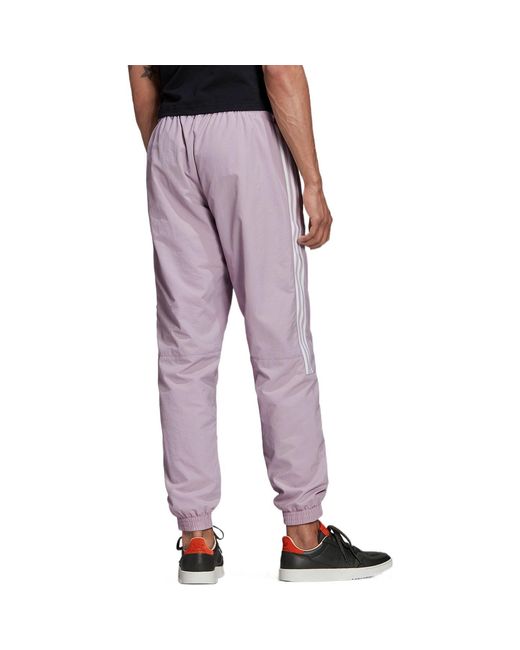 Adidas Purple Lock Up Joggers for men