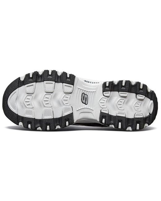 Skechers (Wmns) D'Lites Sports Shoes Gs Blackwhite