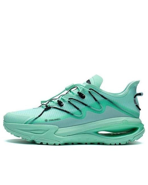 Li-ning Green Yijie Hiking Shoes 'Water' for men