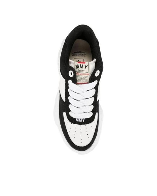 Maison Mihara Yasuhiro Black Wayne Og Sole Canvas Low for men
