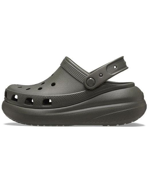 CROCSTM Black Classic Crush Clog 'Dusty' for men