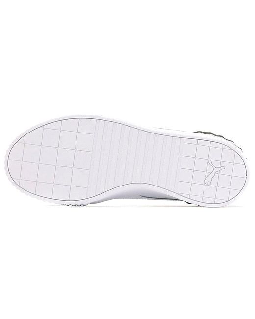 PUMA White (Wmns) Carina Lift Casual Shoes For