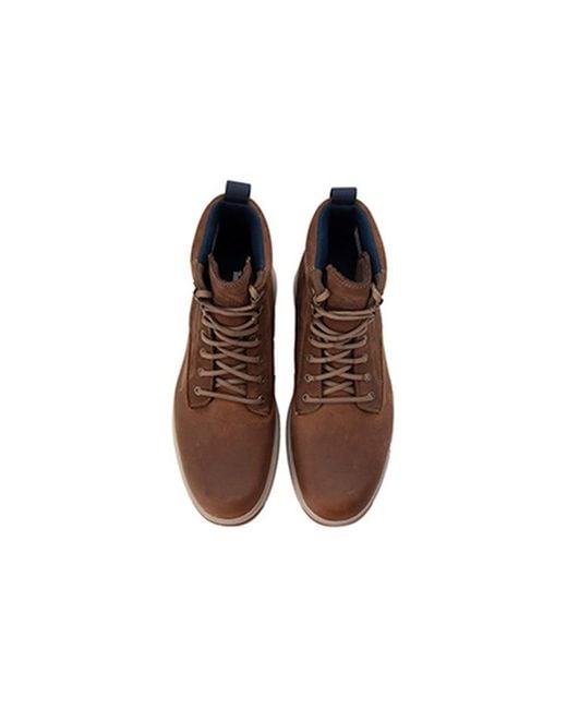 Timberland Brown Atwells Ave Waterproof Boots 'Ruse Full Grain' for men