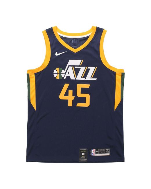 Nike Blue Nba Mitchell Utah Jazz Team Limited Sw Jersey for men