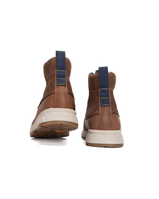 Timberland Brown Atwells Ave Waterproof Boots 'Ruse Full Grain' for men