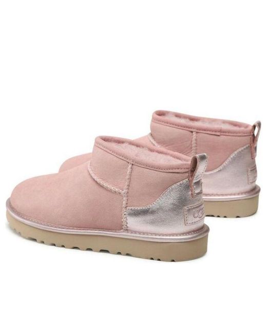 Ugg Pink (Wmns) Cassic Ultra Mini Shine