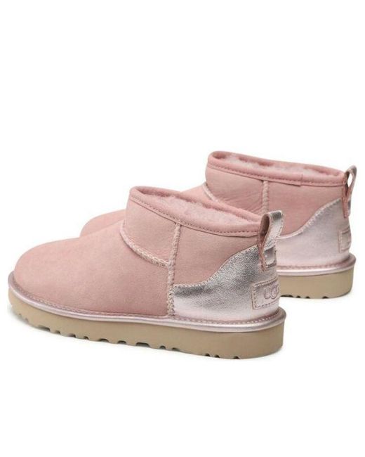 Ugg Pink (Wmns) Cassic Ultra Mini Shine