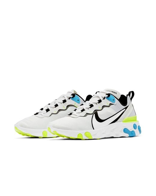 Nike Blue React Element 55 Fury Volt' for men