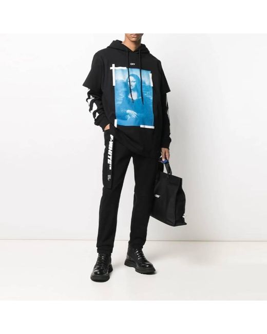 Off-White c/o Virgil Abloh Black Ss21 Mona Lisa Printing for men