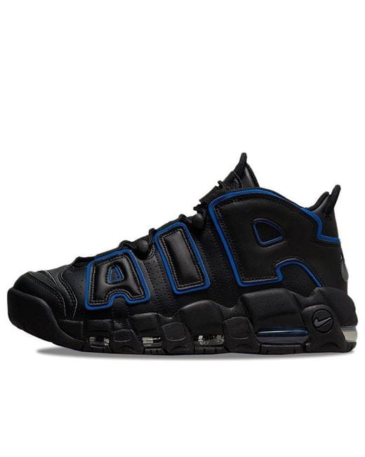 Nike Air More Uptempo 'black Game Royal' in Blue for Men | Lyst
